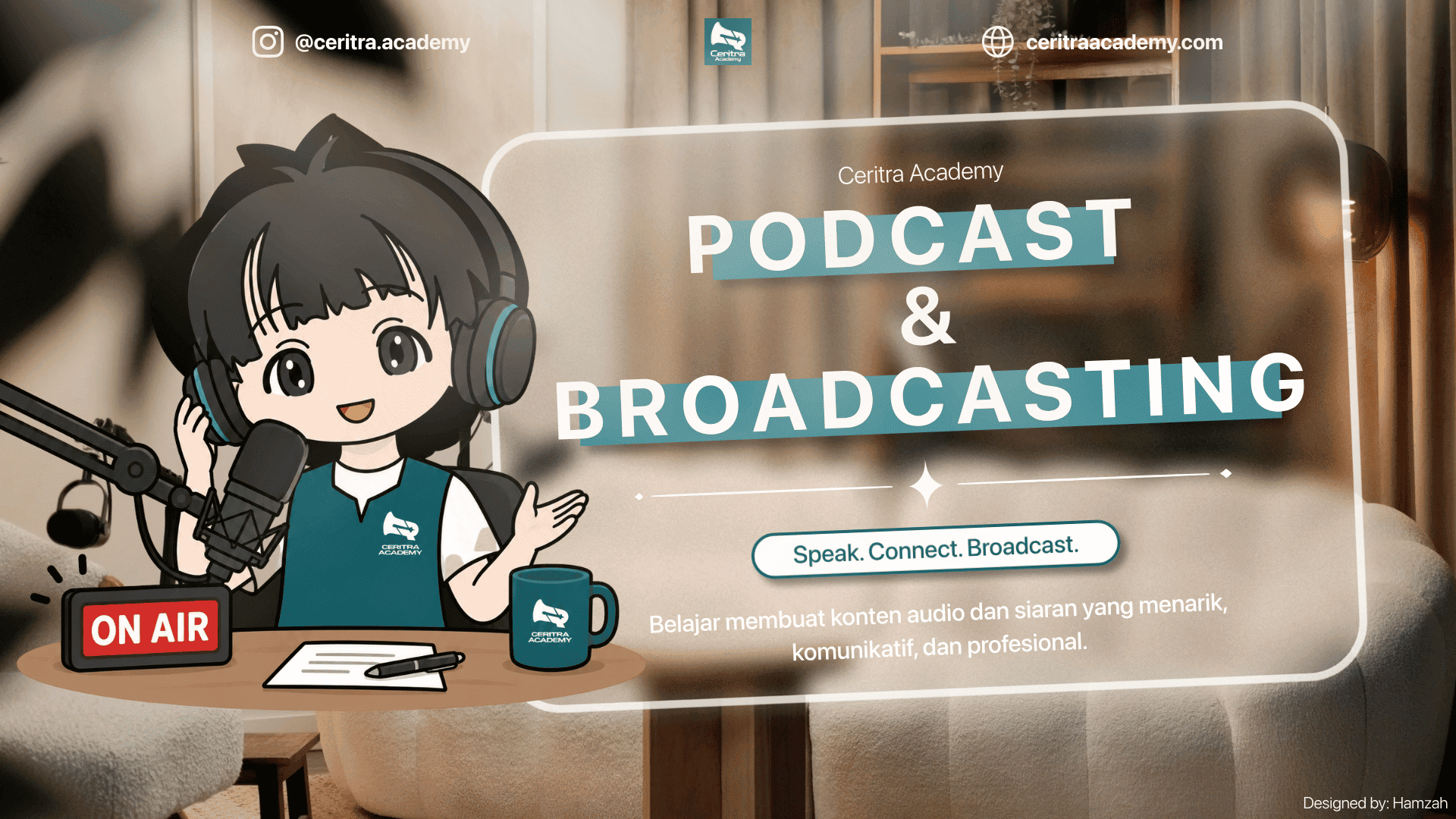Kursus Pelatihan Podcast & Broadcasting